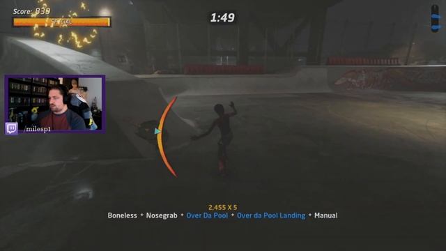 Poolside Burn Challenge THPS 1+2 (Tony Hawk's Pro Skater) Burnside смотреть онлайн