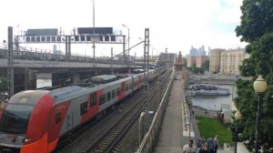 Москва площадь Гагарина поезд МЦК