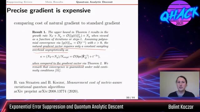 QHack 2021: Balint Koczor—Exponential Error Suppression and Quantum Analytic Descent смотреть онлайн