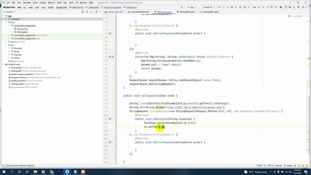 Volley Lesson II - Working with a PHP POST Request смотреть онлайн