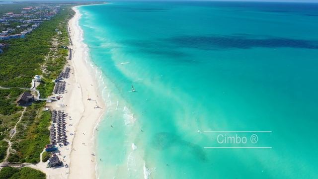CUBA Cayo Santa Maria Playa Beach Coco 4K Drone Mavic pro 2 смотреть онлайн