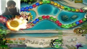 Zuma's Revenge Полное прохождение (Запись стрима)