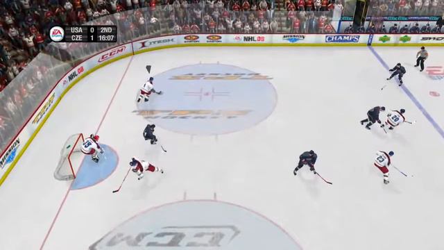 NHL 08 PS3 World Tournament Play Round 2 USA vs Czech Republic смотреть онлайн