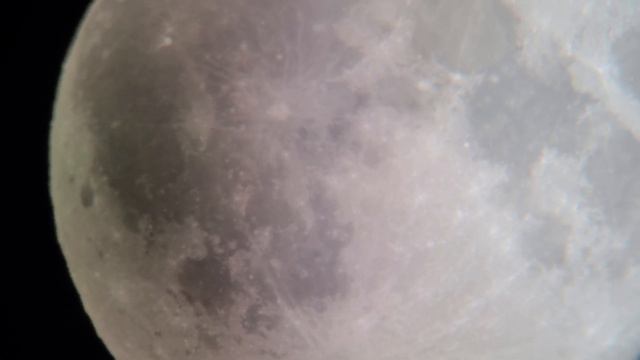 Looking at the Moon with a 14 inch Dobsonian Telescope. смотреть онлайн