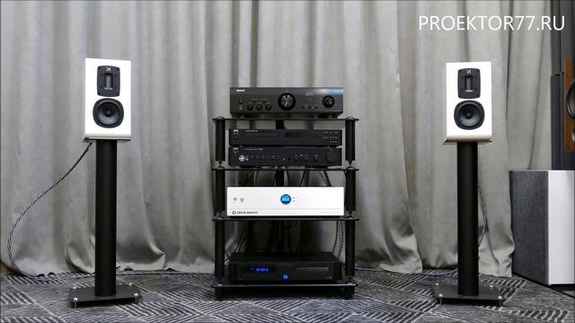 Прослушивание полочной акустики Quad S-1 + Denon PMA-800NE смотреть онлайн