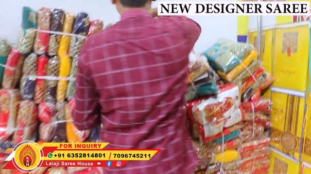 ख़रीदे ब्राइडल साड़ी सूरत फैक्ट्री से, 300/- Bridal Saree ? Wholesale Market,Bridal Saree Manufacture смотреть онлайн
