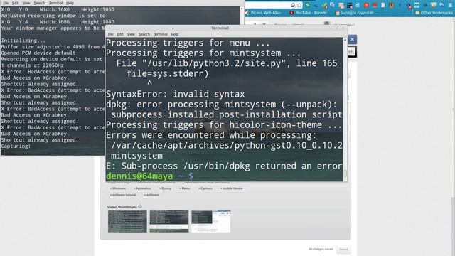 solved- linux mint 13 maya 64bit bug report: missing menu! смотреть онлайн