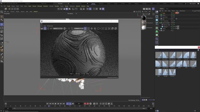 Cinema 4D R26 Tutorial Grow Lines On Any Object  - No 3rd Party Plugins - (Project File Download)