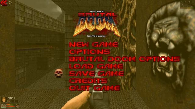 Прохождение Brutal Doom V21 RC 7 Doom 2 The Way Id Did Map 8
