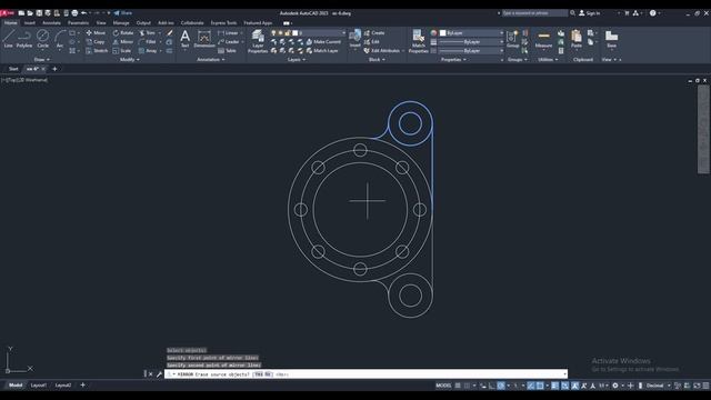 AutoCAD 2D Drawing MARATHON | HINDI | EXCERCISE 05/50 | Basic Fundamental Drawings | Mechanical CAD смотреть онлайн
