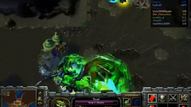 4 Way Hero Siege (Warcraft 3) смотреть онлайн