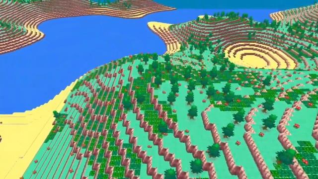 Voxel Engine Demo (Infinite Worldgen with Vegetation) смотреть онлайн