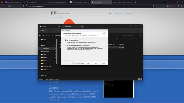 Web Development Course: Frontend Basics #1 - 1.2 Installing Git смотреть онлайн