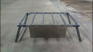 Краткий обзор уникального, самодельного, Туристического Таганка для костра.