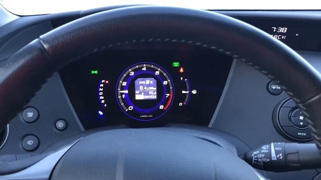 Honda Civic 1.8 2010 cold start -19C смотреть онлайн