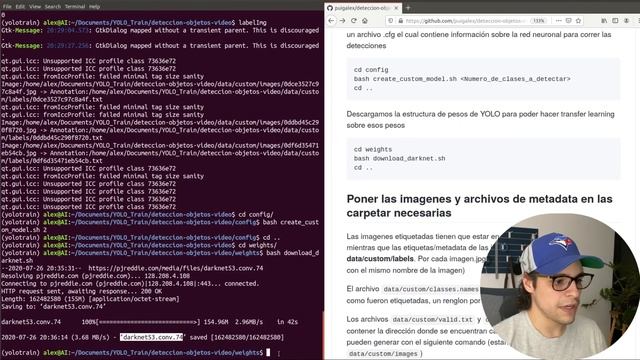 Entrenar YOLO para detectar objetos en video смотреть онлайн
