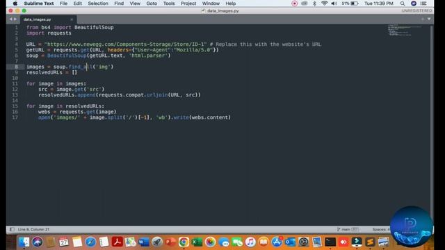 How to Download all Images from a Webpage using Python (requests & bs4) смотреть онлайн