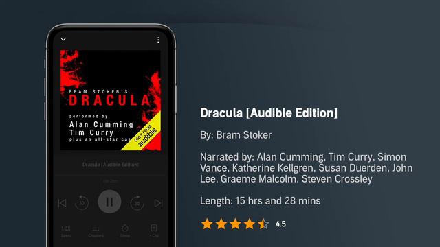 Dracula Audiobook | Narrated By Alan Cumming And Tim Curry | Chapter 1 | Audible