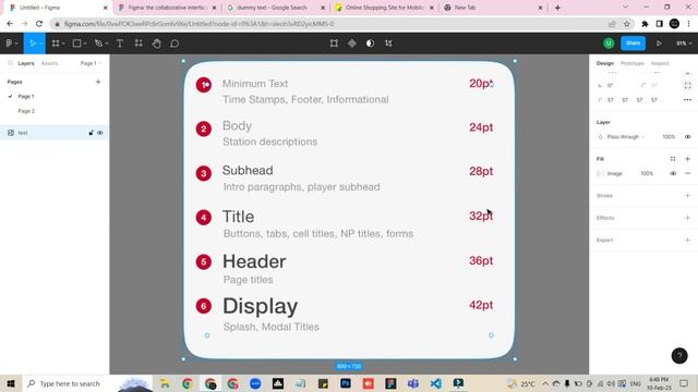 Figma Typography | Text | Hierarchy #UIUXTelugu смотреть онлайн