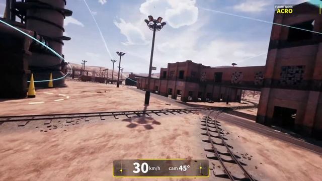 Fpv drone simulator DCL - PS4 freestyle training. смотреть онлайн