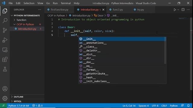 V21 - Introduction to "OOP" in Python смотреть онлайн