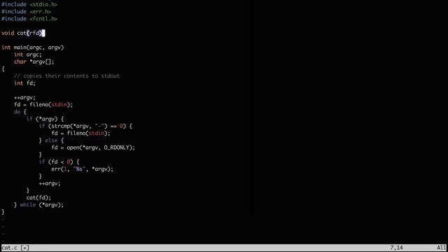 Re-Writing BSD 4.4 Shell Commands: cat смотреть онлайн