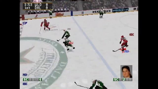 NHL Blades of Steel 2000 ... (PS1) Gameplay смотреть онлайн
