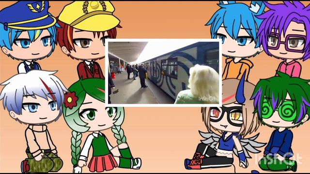 Реакция Робокара Поли и Смешариков и Стран на новый поезд Москва смотреть онлайн