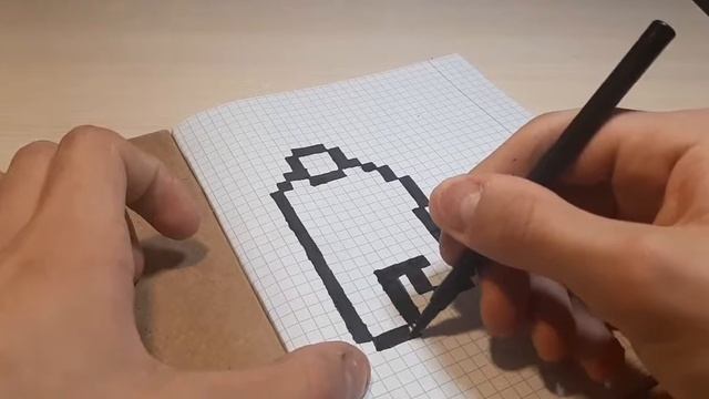 Pixel art Among Us.Рисую амонг ас по клеточкам смотреть онлайн