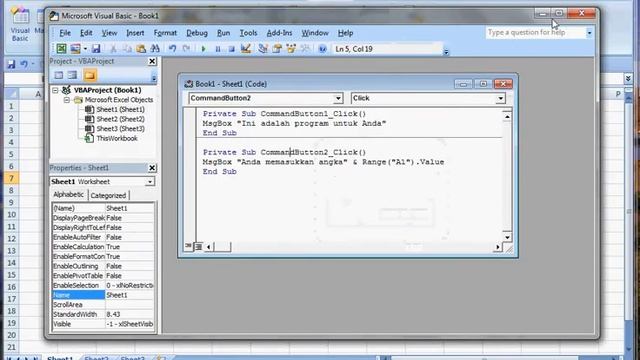 25.【Microsoft Office Excel】 VBA Macro MsgBox Dialog смотреть онлайн