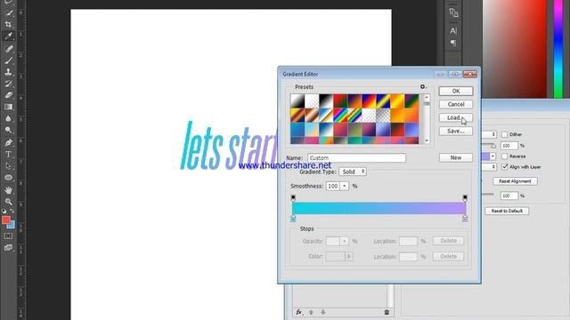 How to load Grediants in Photoshop смотреть онлайн