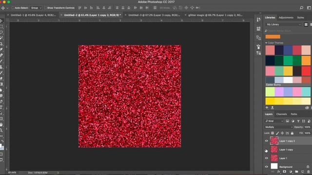 How to create Glitter with Photoshop смотреть онлайн