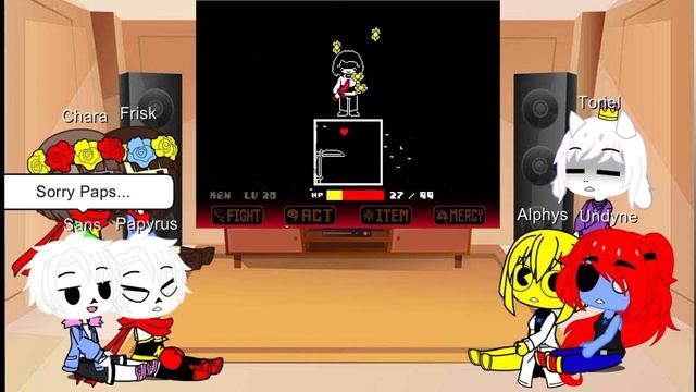 UNDERTALE react to "No More Deals (Chara Battle)" | Read description (or maybe not) | Gacha Reactio смотреть онлайн