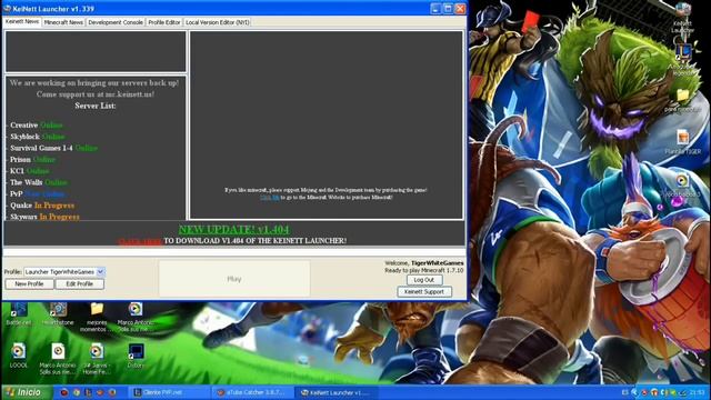 Cómo Descargar Minecraft 1.7.10 | Launcher KeiNett | 2014 | Español | Minecraft No Premium смотреть онлайн