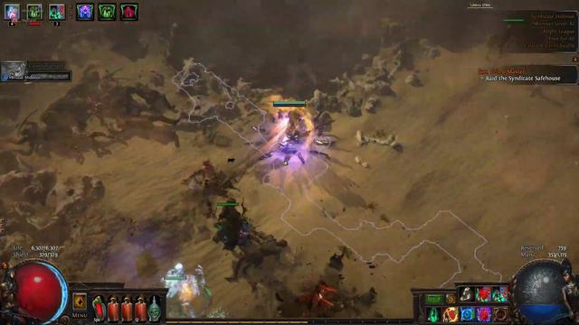 Path of Exile Blight Spectre Witch Syndicate Transportation Safehouse 14th Run смотреть онлайн