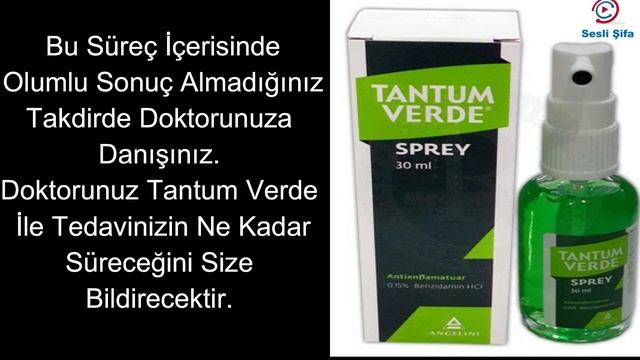 Tantum Verde Ne İşe Yarar ? Tantum Verde Sprey Nedir?