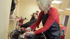 Покраска парика из термоволокна