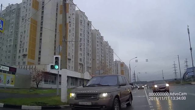 Разворот Бульвар Дм. Донского- Старобитцевская. Экзаменационный маршрут Северное Бутово. смотреть онлайн