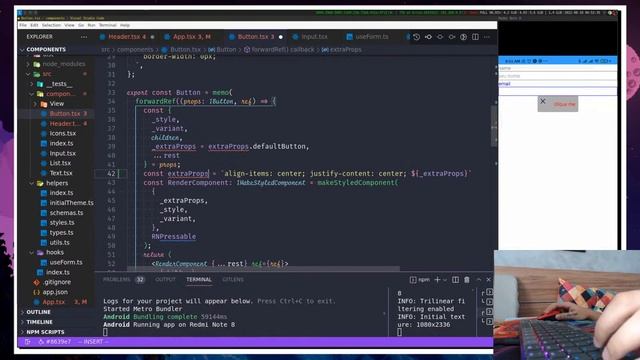 Creating a framework for React Native and expo смотреть онлайн