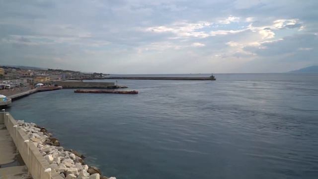 San Giovanni, Italy, Car Ferry to Messina, Sicily смотреть онлайн