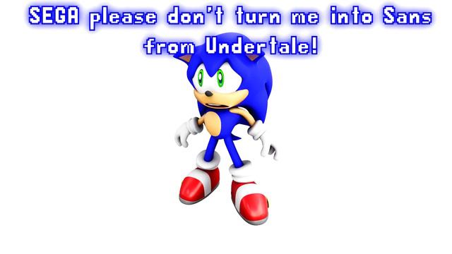 Please SEGA don't turn me into Sans Undertale (Sonic TTS) смотреть онлайн