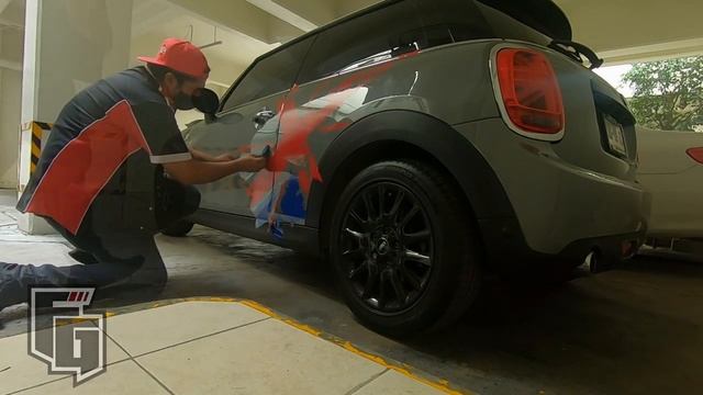 instalación stickers mini cooper f56 bandera gastada a dos colores смотреть онлайн