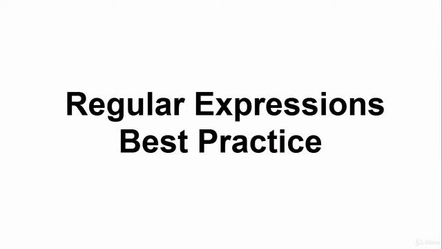 Regular Expressions, Best Practice ,lesson#32 #Learn Your Self XP# смотреть онлайн