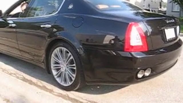 Maserati Quattroporte with Larini exhaust and valves смотреть онлайн