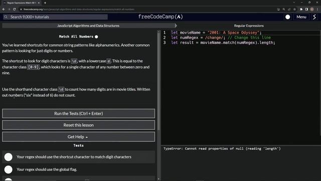 JavaScript Regular Expressions: Match All Numbers | FreeCodeCamp смотреть онлайн