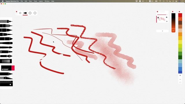 Tayasui Sketches Pro 2021 for Mac | Interface & Workspace Quick View смотреть онлайн