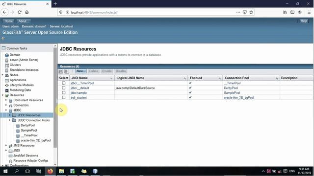 JAVA PROGRAMMING with java EE, EJB and Oracle database part 3:- glassfish server configuration смотреть онлайн
