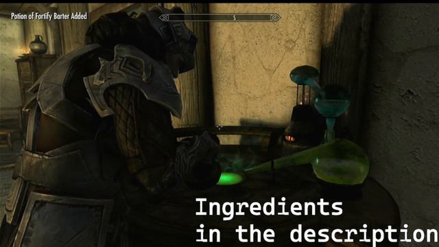 Skyrim How To Make Fortify Barter Potion смотреть онлайн
