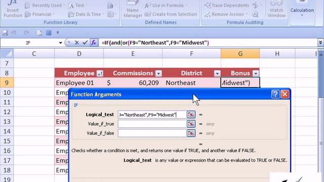 Using the AND Statement with Excel 2007 смотреть онлайн