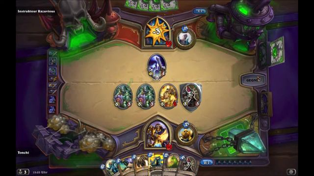Hearthstone: Curse of Naxxramas - Heroic Instructor Razuvious - Paladin смотреть онлайн
